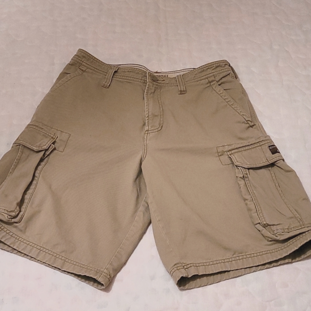 Aeropostale tan cargo shorts size 31